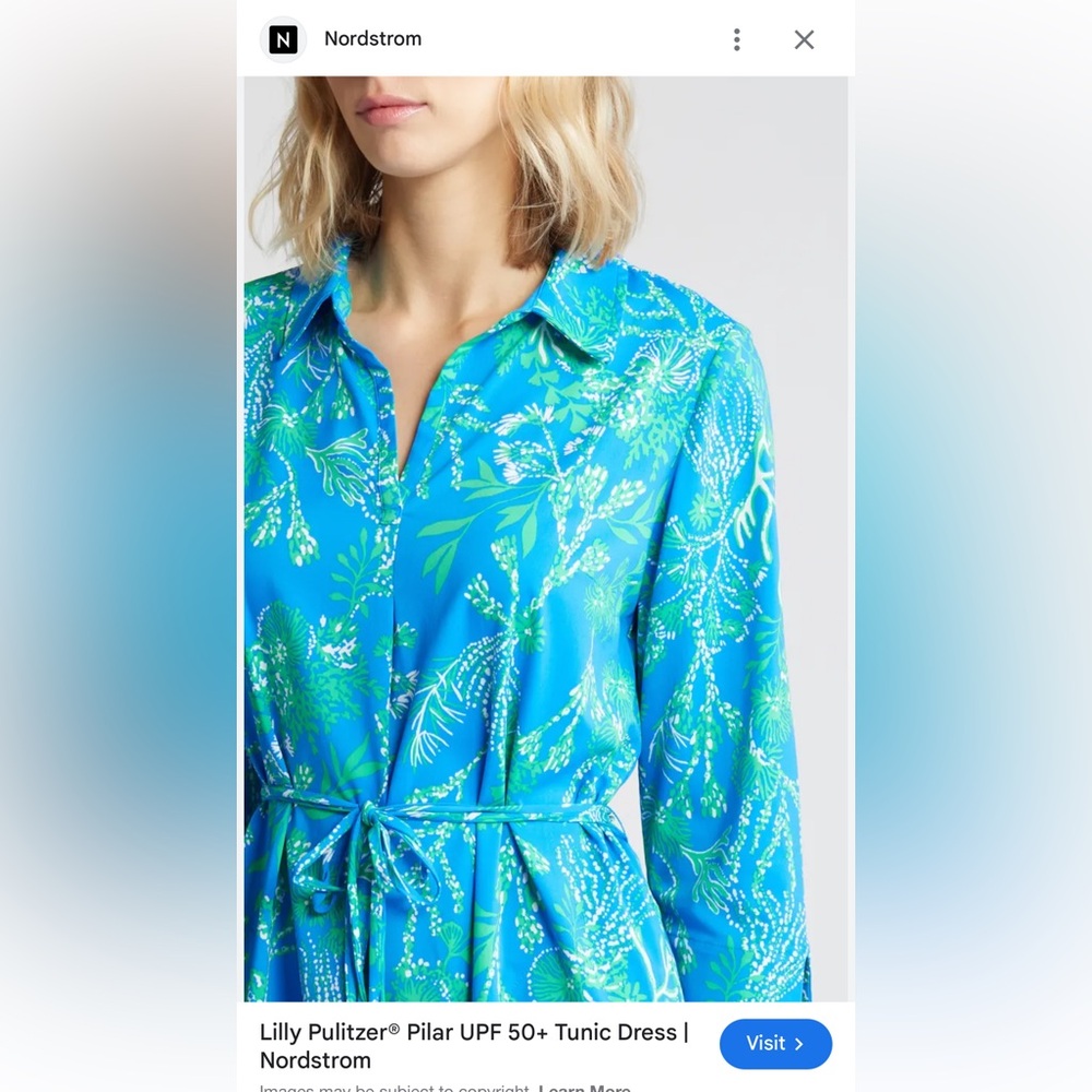 Lilly Pulitzer Pilar UPF 50+ Tunic Dress